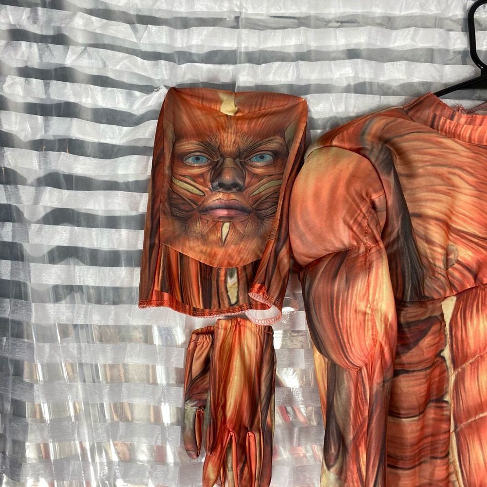 Muscle Man Skin Halloween Costume - Picture 4 of 7